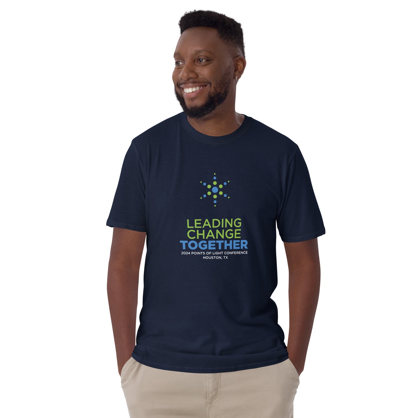 2024 Points of Light Conference Stacked Logo Short-Sleeve Unisex Tee