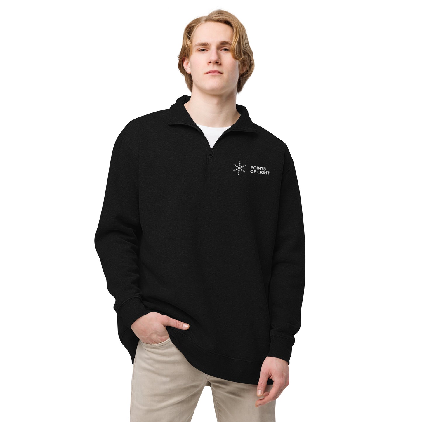 Points of Light Unisex fleece pullover