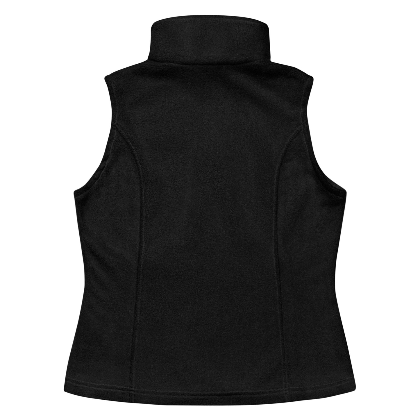 Points of Light Women’s Columbia fleece vest (Black, Charcoal Heather)