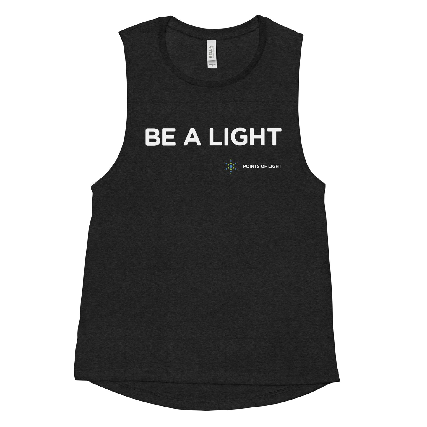 "Be A Light" Ladies’ Muscle Tank