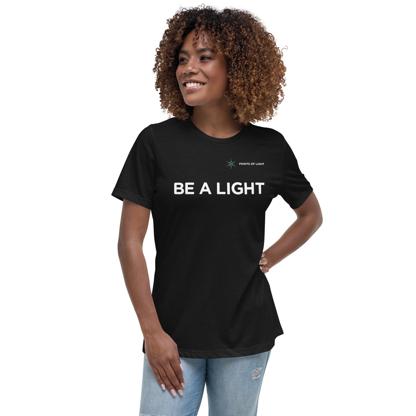 "Be A Light" Women's Relaxed T-Shirt
